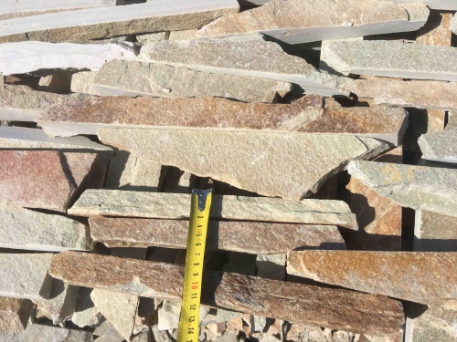 Горбушка златолит золотистый для облицовки купить в Ленинградской области