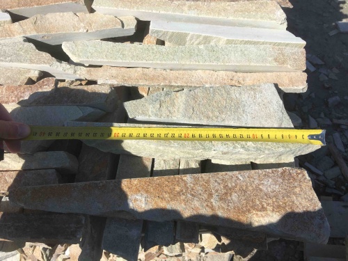 Горбушка златолит золотистый для облицовки купить в Ленинградской области