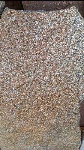 Плитняк златолит серебристый для цоколя, отмостки купить в Ленинградской области