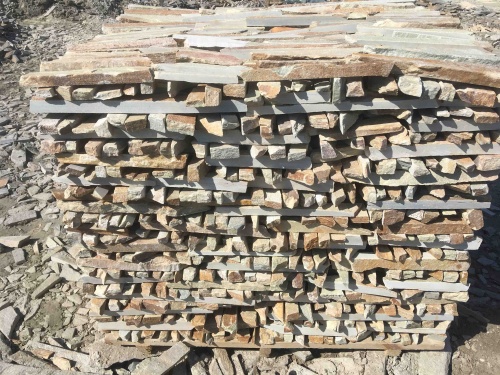 Горбушка златолит золотистый для облицовки купить в Ленинградской области