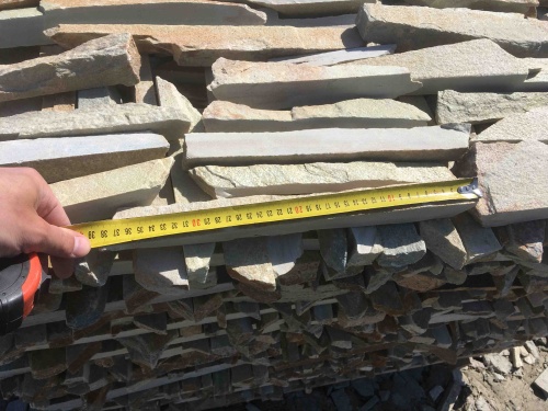 Горбушка златолит золотистый для облицовки купить в Ленинградской области