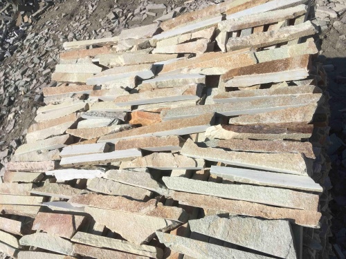 Горбушка златолит золотистый для облицовки купить в Ленинградской области